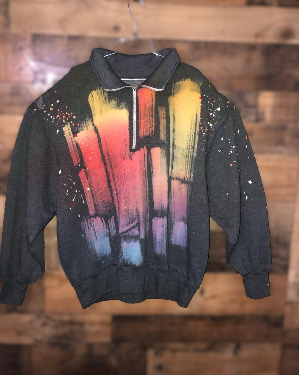 Sunset Brush Stroke Pullover